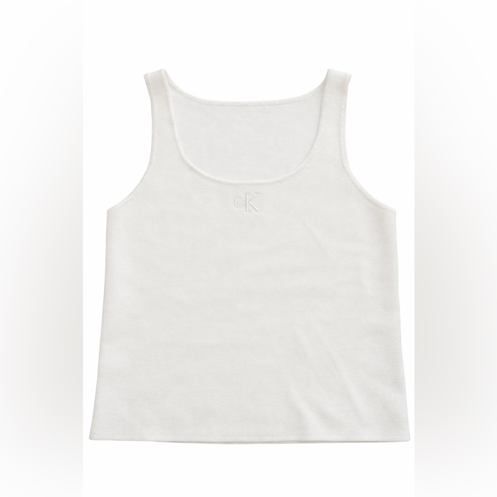 CK embroidered tank